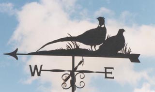 Pheasants (Pair) weathervane