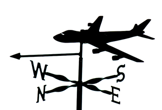 Boeing 747 weather vane