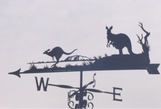 Kangaroos weather vane