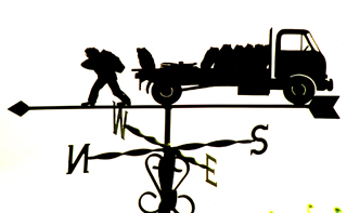 Coalman weather vane