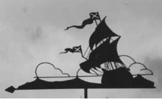 Galleon weathervane