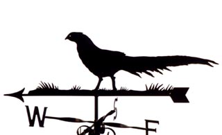 Pheasant weathervane