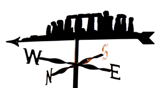 Stonehenge weather vane