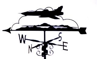 Tornado weather vane