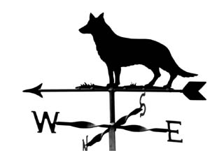 Alsatian weather vane