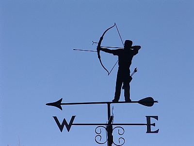 Archer weather vane