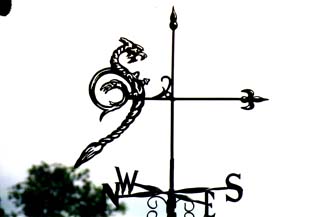 Beast weather vane