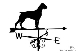 Boxer weathervane