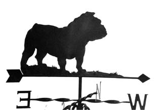 Bulldog weathervane