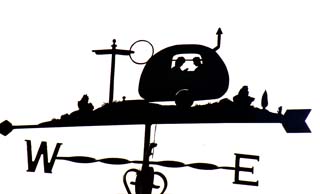 Caravan weather vane