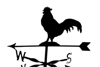 Cockerel weathervane