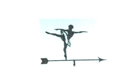 Ballerina weather vane