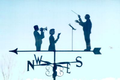 Musicians weathervane