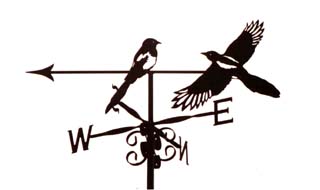 Magpies weathervane