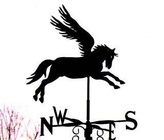 Pegasus weather vane