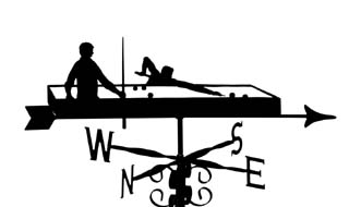 Snooker weathervane