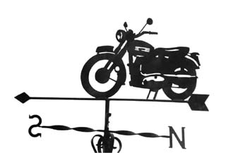 Triumph weather vane