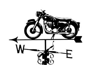 motorbike weathervane