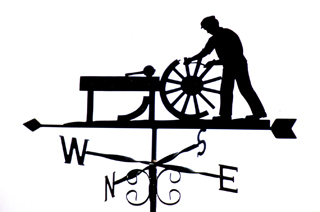 Wheelwright weathervane