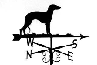 Whippet weather vane